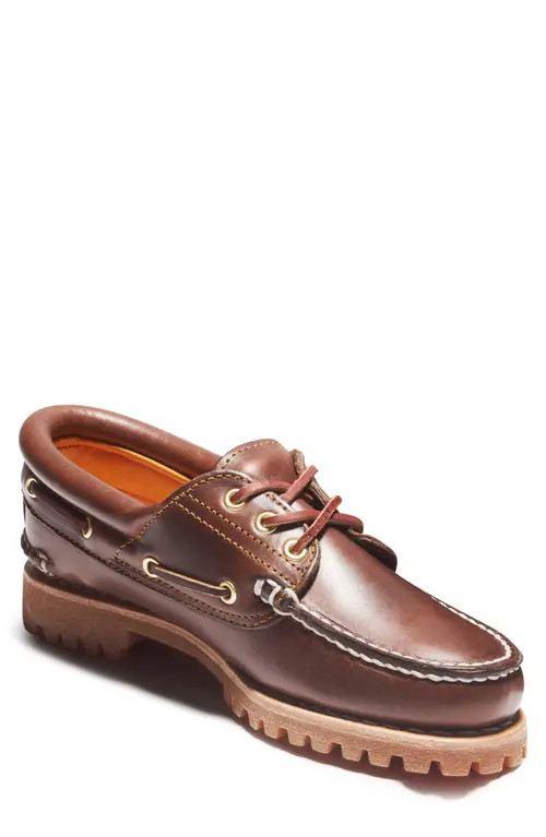 Timberland 'Noreen' Boat Shoe in Brown Leather at Nordstrom, Size 10 | Nordstrom