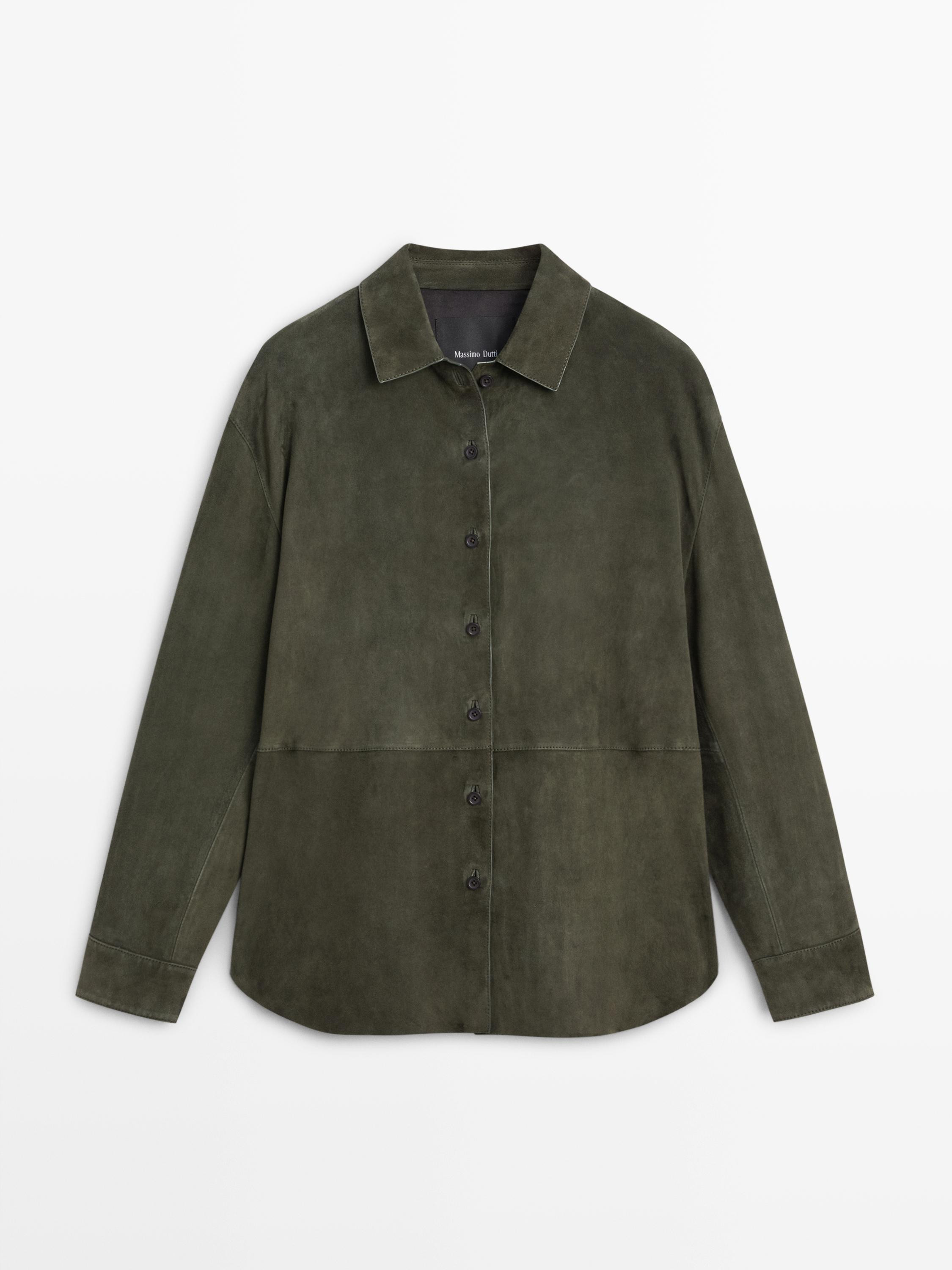 Camisa de pele camurça | Massimo Dutti PT