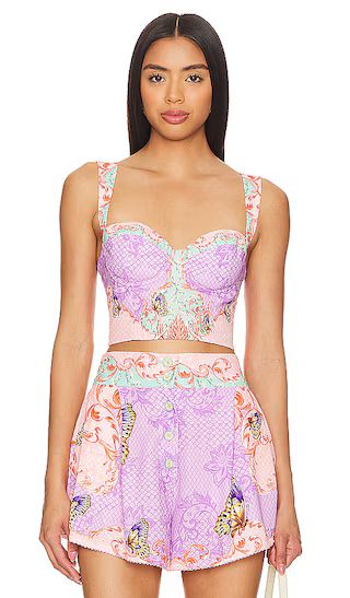 x REVOLVE Lupe Crop Top in Meadow | Revolve Clothing (Global)