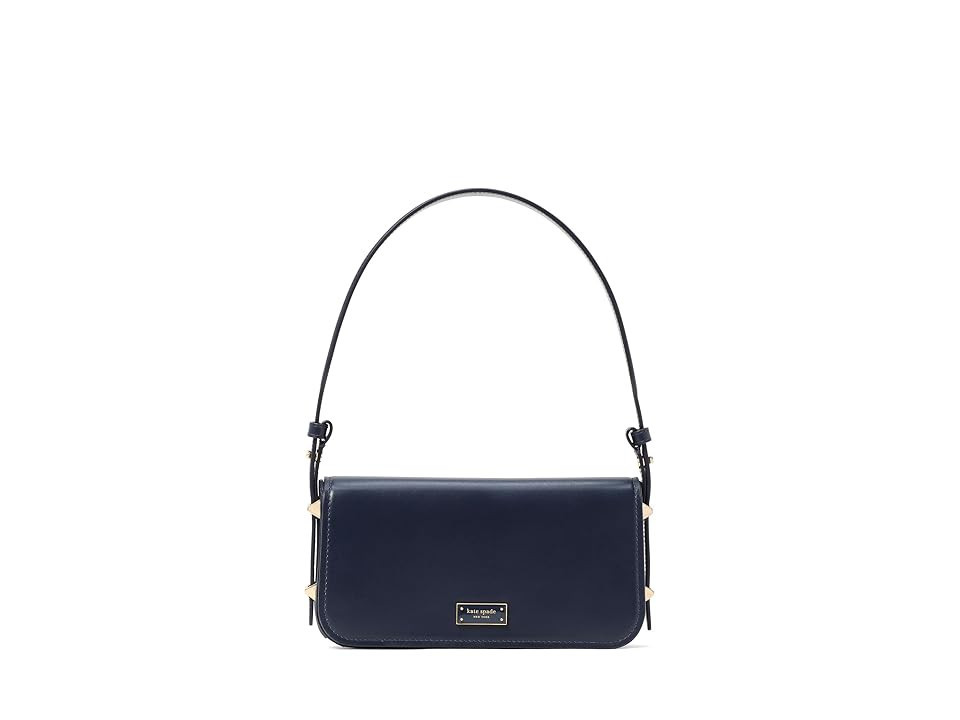 Kate Spade New York Liv Shoulder Bag Shoulder Women's Handbags Parisian Navy, Leather | Zappos
