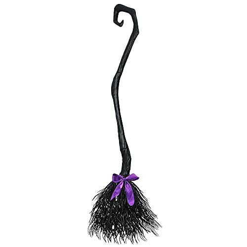 JOYIN 54.5'' Witch Broom with Ribbons for Kids Adult Halloween Women's Wicked Witches Broomstick, Co | Amazon (US)