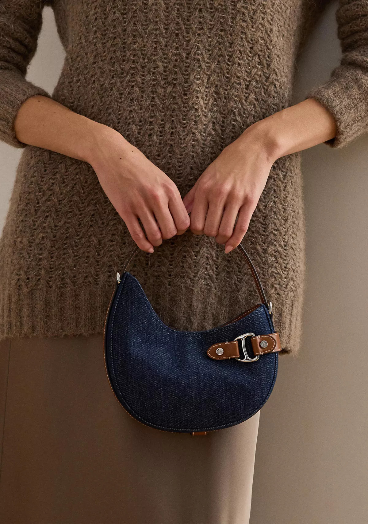 Lauren Ralph LaurenDenim Small Tasha Crossbody Bag | Belk