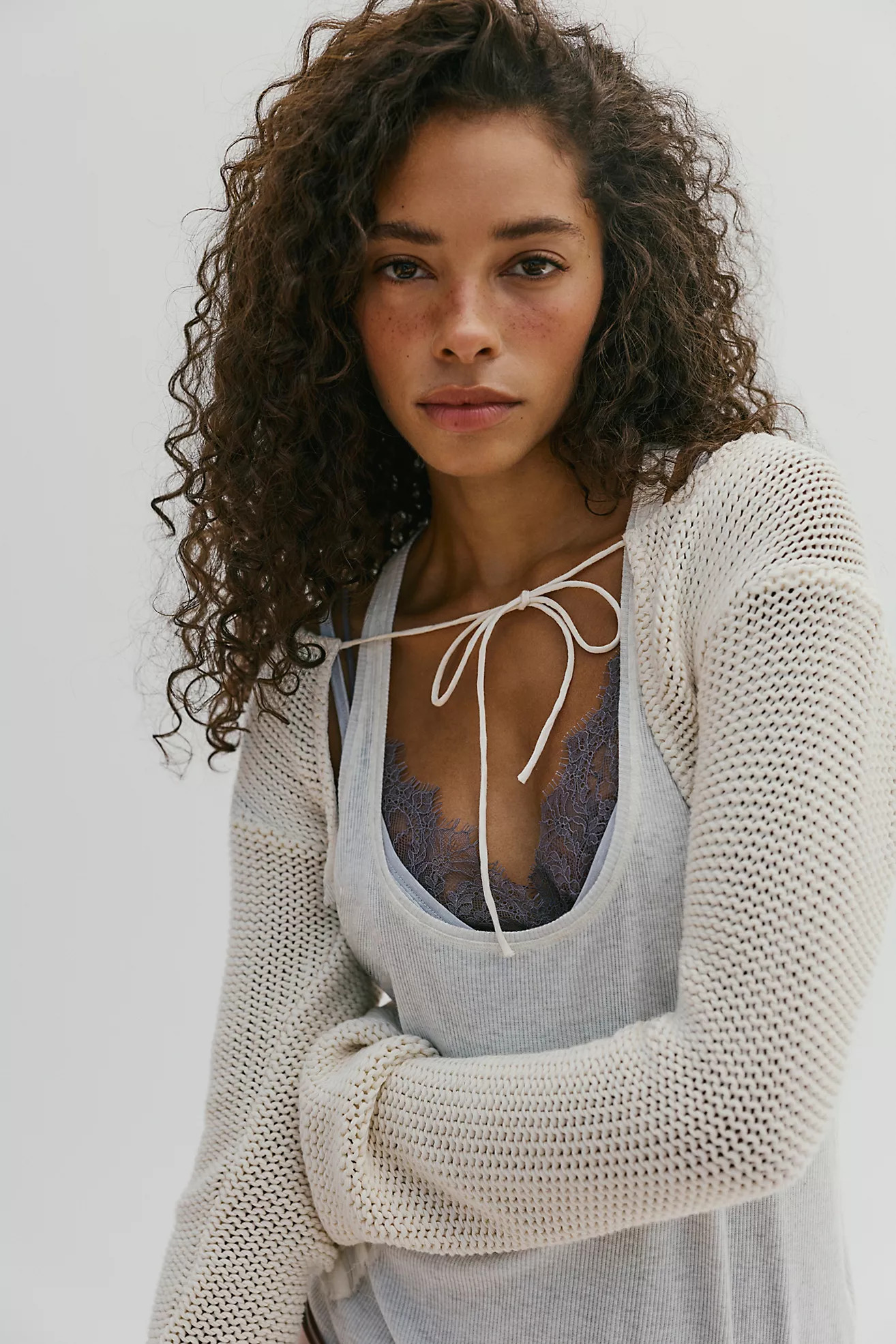 Dafne Knit Cropped Bolero Sweater | Free People (Global - UK&FR Excluded)