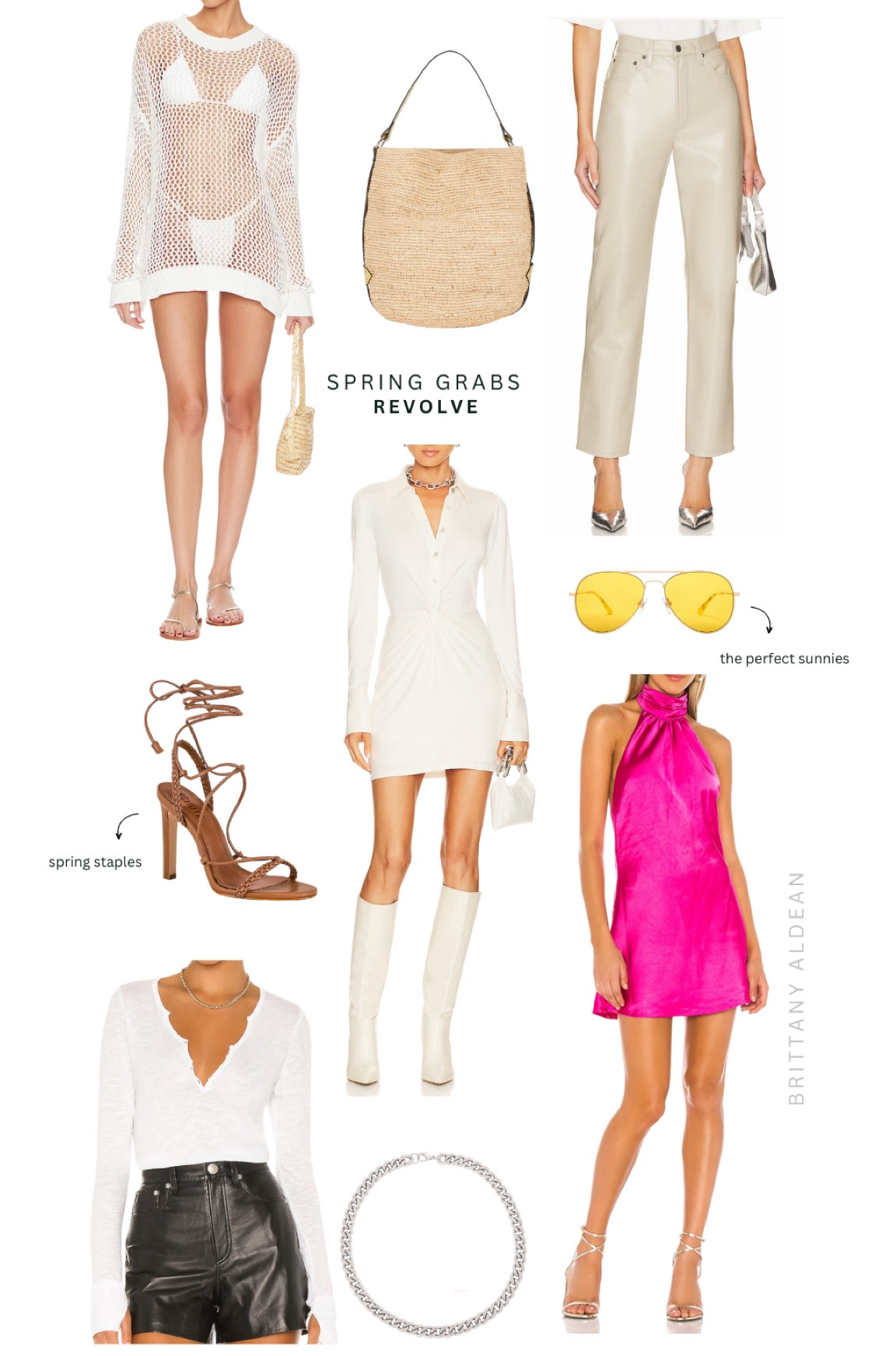 Revolve Spring grabs! I love all of these pieces because you can mix and match. 

spring outfit l resort outfit l warm weather l dresses l spring dress l spring heels l vacation l vacation outfit 