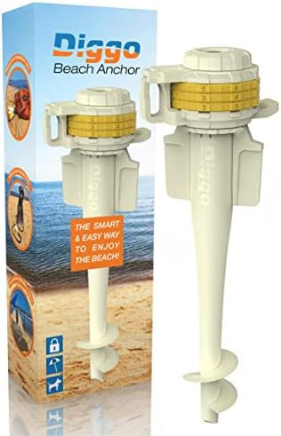 DIGGO Beach Anchor, Anti-Theft Beach Lock for Bags, Surfboard, Beach Accessories for Vacation, Heavy | Amazon (US)