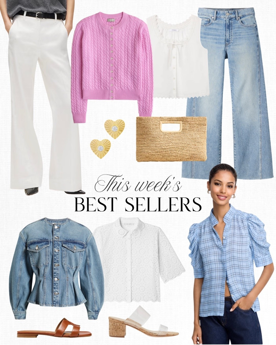 I've raved about these J.Crew Carolina pants for years and they're perfect for this time of year -- linen blend so they're lightweight, comfortable and so versatile. The Gillian blouse is one of my absolute favorite pieces and this new baby blue plaid print is so pretty in person. 

#LTKOver40 #LTKSaleAlert #LTKWorkwear