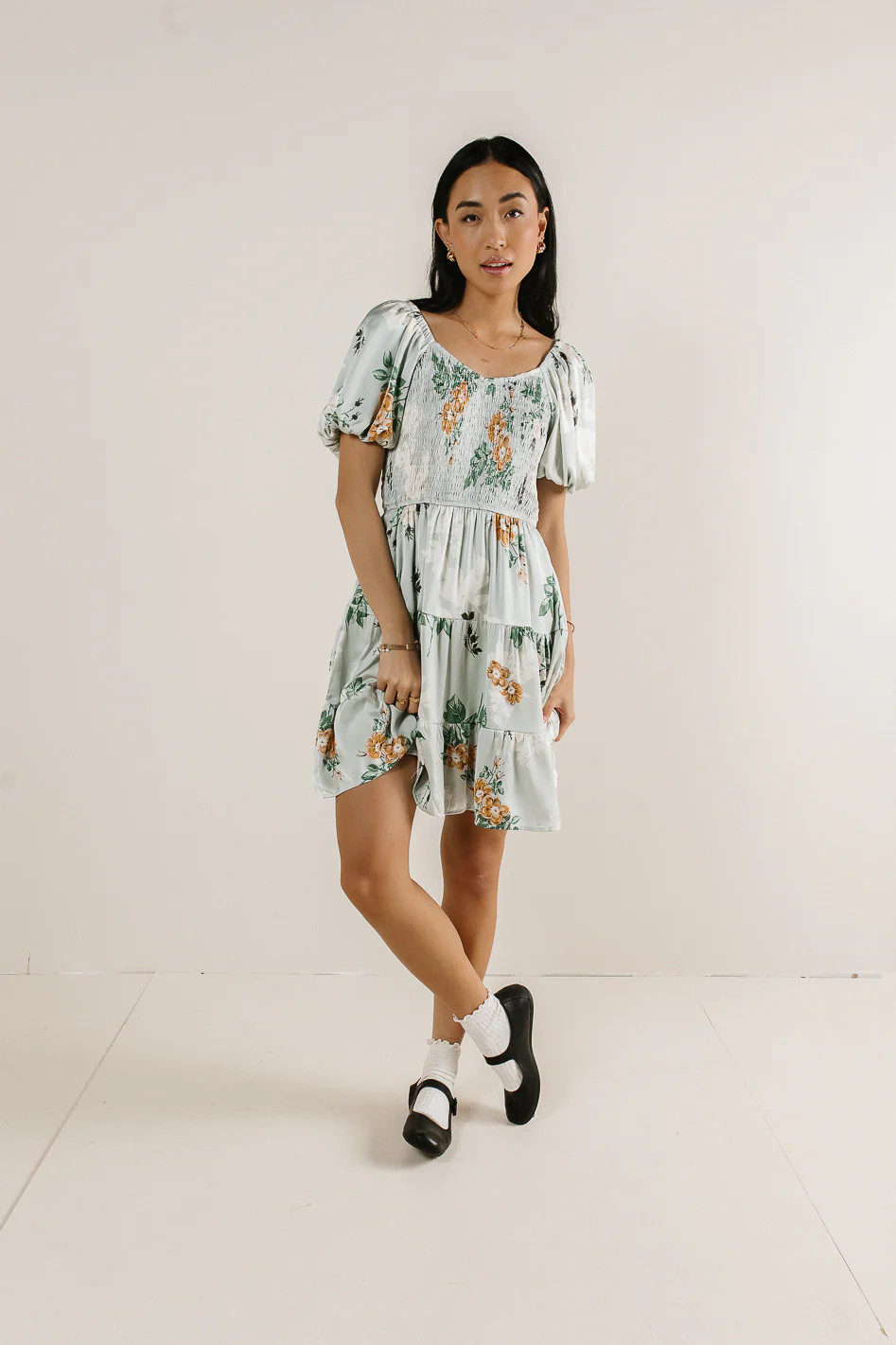 Mariko Smocked Floral Dress | Böhme US