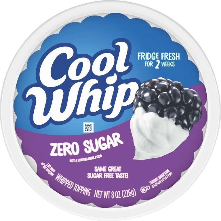 Cool Whip OK Kosher Certification Zero Sugar Whipping Cream Tub, 8 oz | Walmart (US)