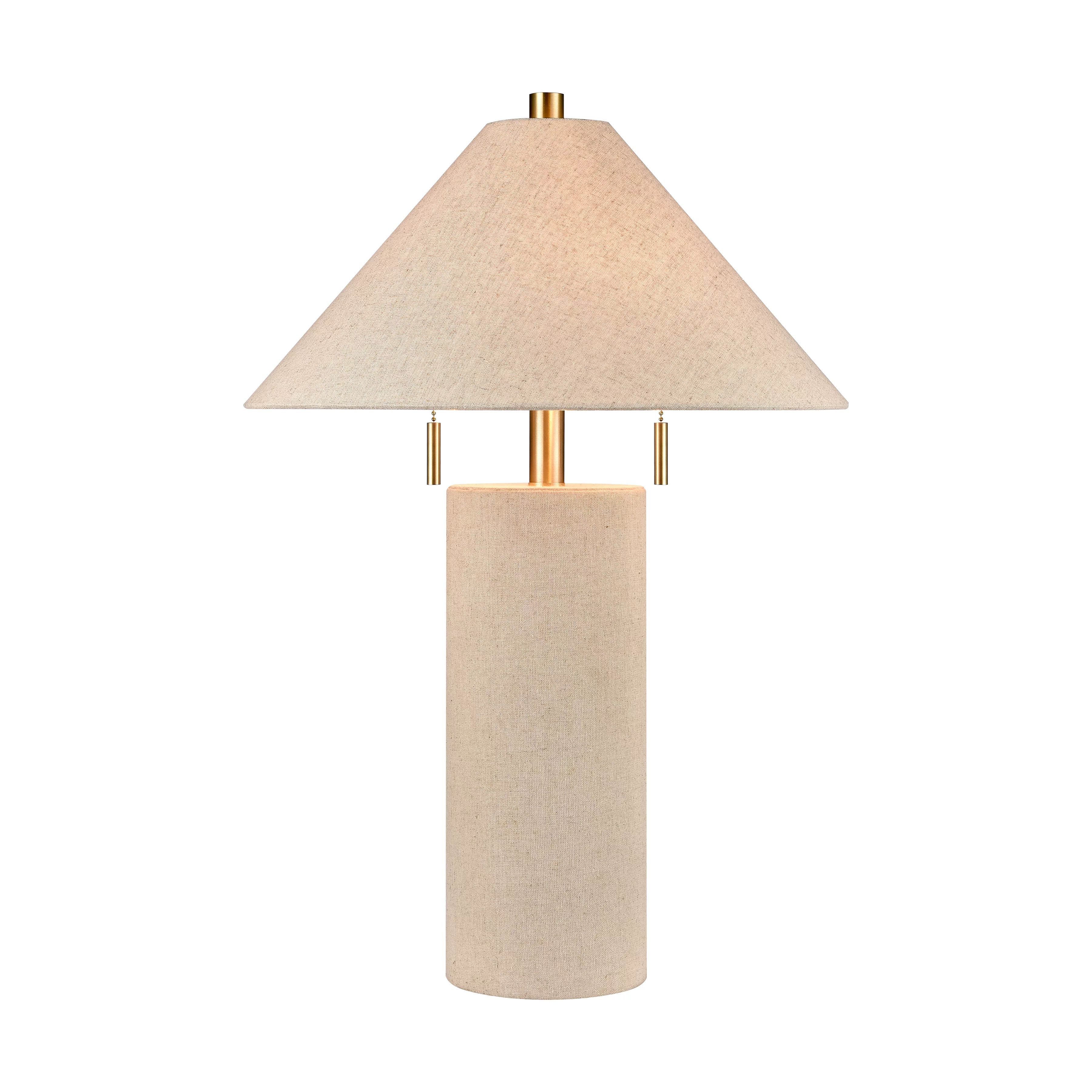 Elk Home 17.5-Inch Wide Blythe Table Lamp, Transitional, Oatmeal | Walmart (US)