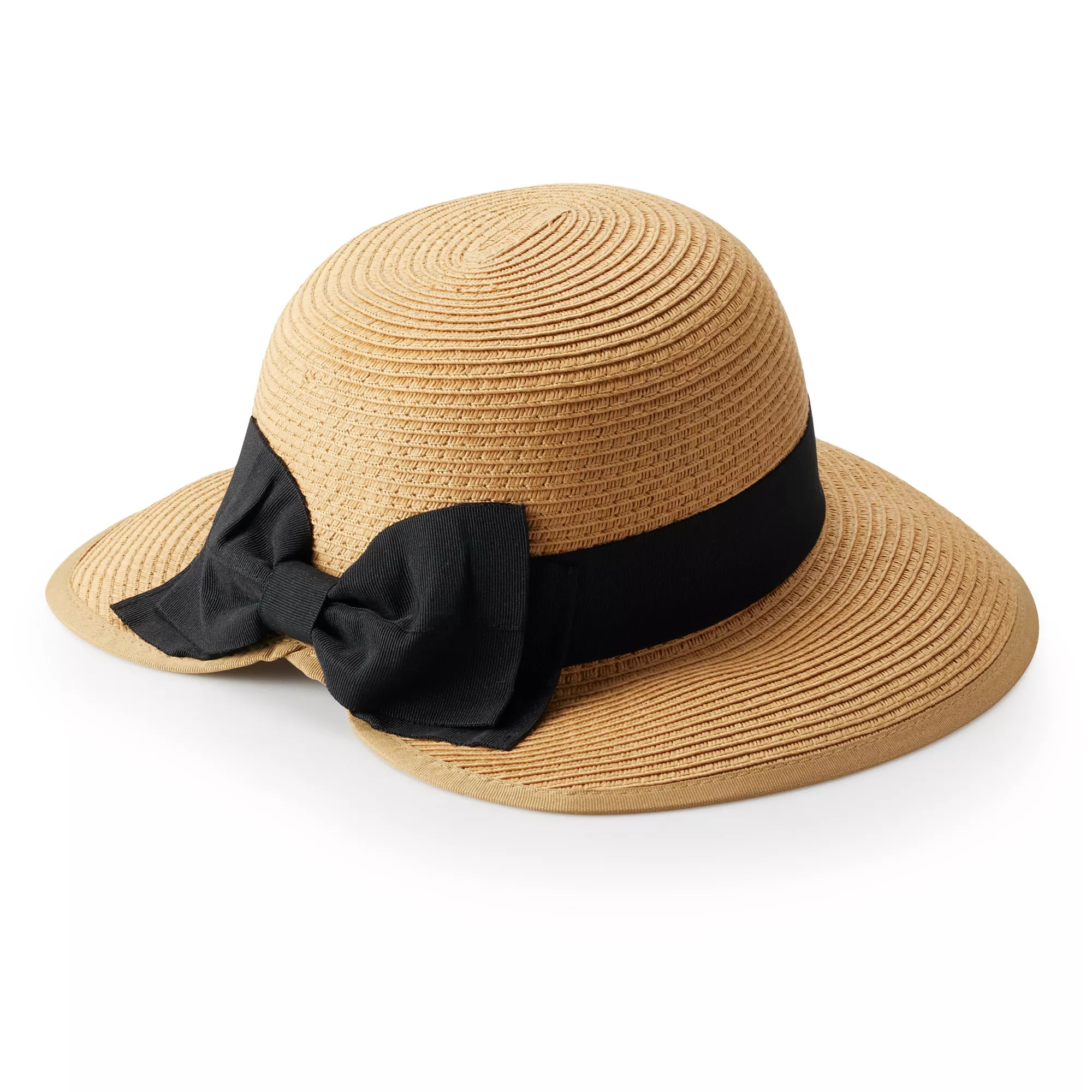 Women's LC Lauren Conrad Straw Split Back Cloche Hat | Kohl's