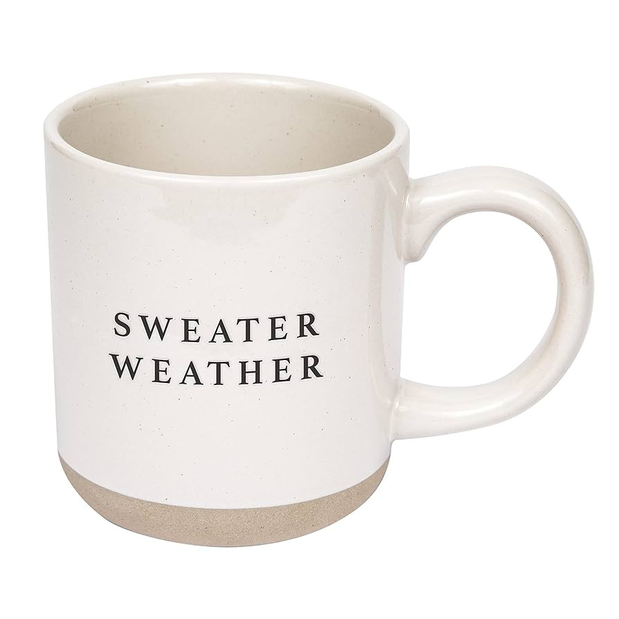 Sweet Water Decor Sweater Weather Stoneware Coffee Mug | Novelty Coffee Mugs | Microwave & Dishwa... | Amazon (US)
