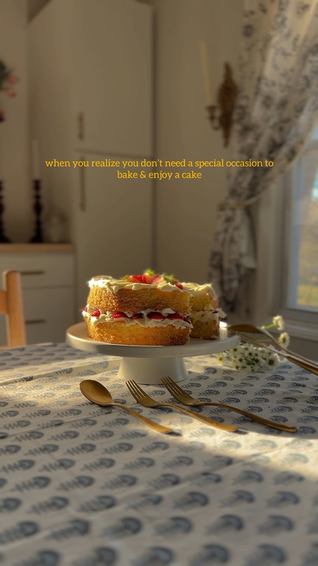 a sweet day for a cake 😍