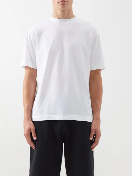 Sunspel - Crew-neck Cotton-jersey T-shirt - Mens - White | Matches (US)
