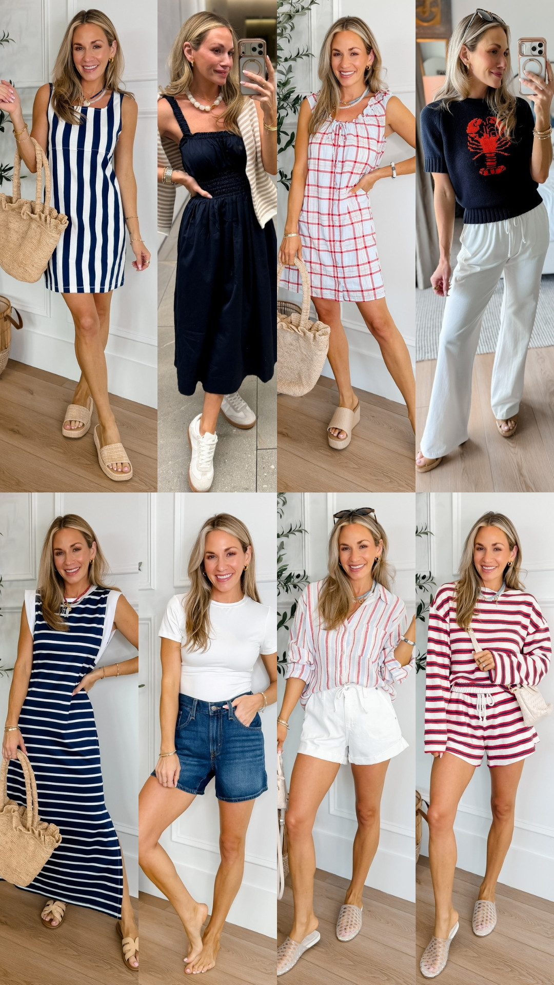 July 4th dressy and casual outfit ideas!  

 #LTKootd #LTKSeasonal