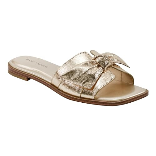 Marc Fisher Women's Finey Sandal, Gold 710, 9.5 | Amazon (US)