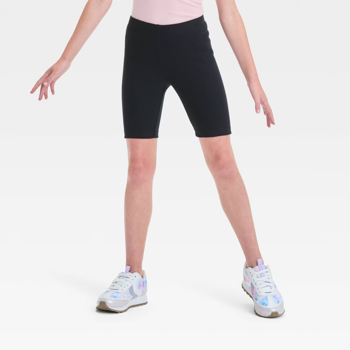 Girls' Ribbed Bike Shorts - Cat & Jack™ | Target