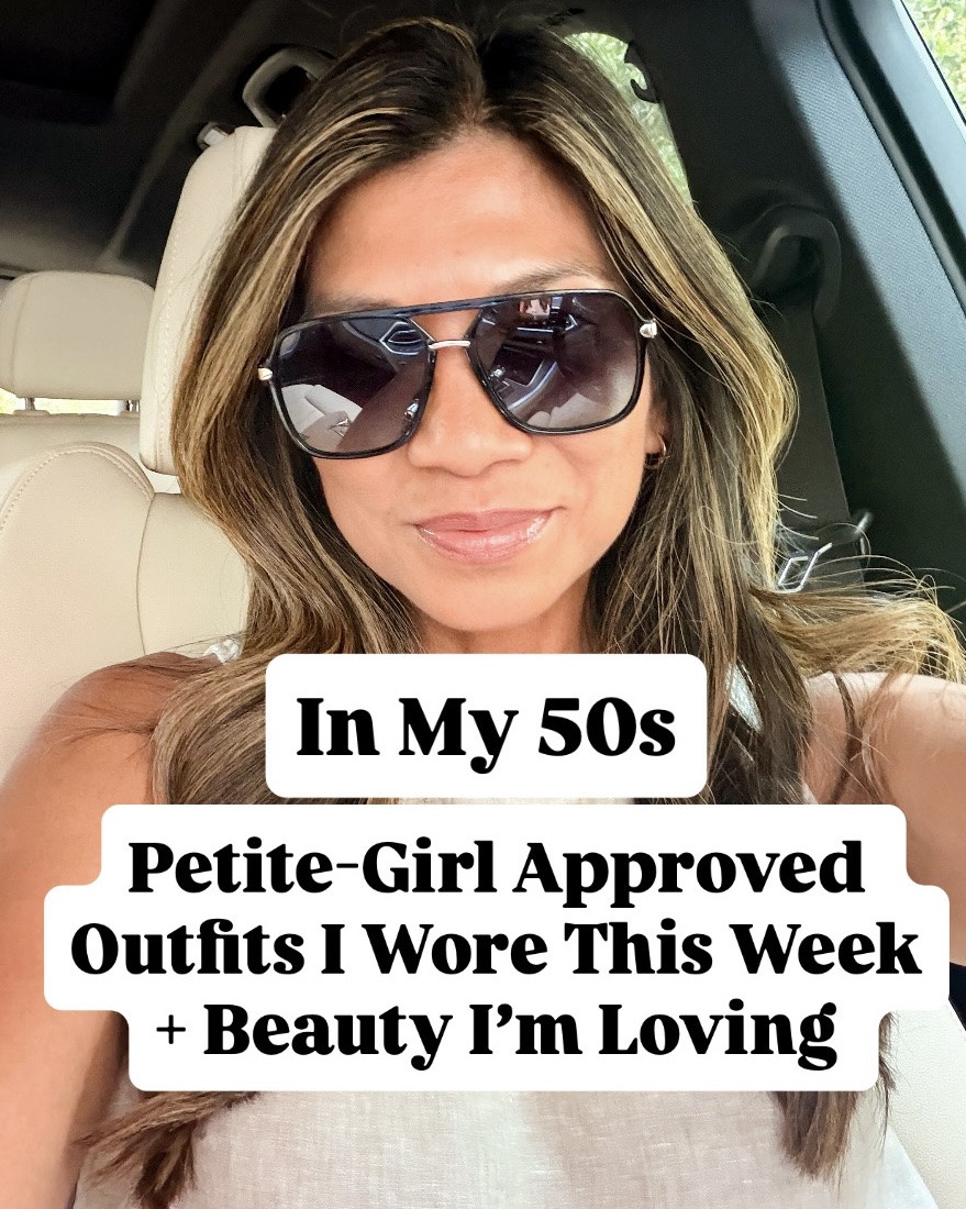 I’m 5’2” 118#ish for reference 
All dresses and 2 piece set in size small tts
Sandals /heels tts
Sneakers tts
White tee in small tts
Scuba knit joggers in XS tts.
Black sweater tee in small tts.
Vest top in small tts.
Silk button down in small tts.
Wide leg jeans in size 26, length 30” or short length wash is Midnight Blue.
Barrel jeans in size 2 or 26 short length wash is Dark. 
Flush Balm in shade Persimmon
Stick in shade Toasted
Body Glow in Unbothered Bronze
Fashion over 50, over 50 style, midlife fashion, petite fashion,midlife women, affordable fashion, fashion over40

#LTKOver40 #LTKPetite #LTKBeauty