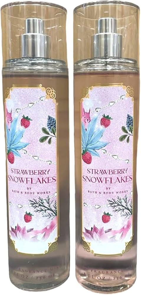 Bath & Body Works Bath and Body Works Fragrance Gift Sets (Strawberry Snowflakes Mist - 2 pk) | Amazon (US)
