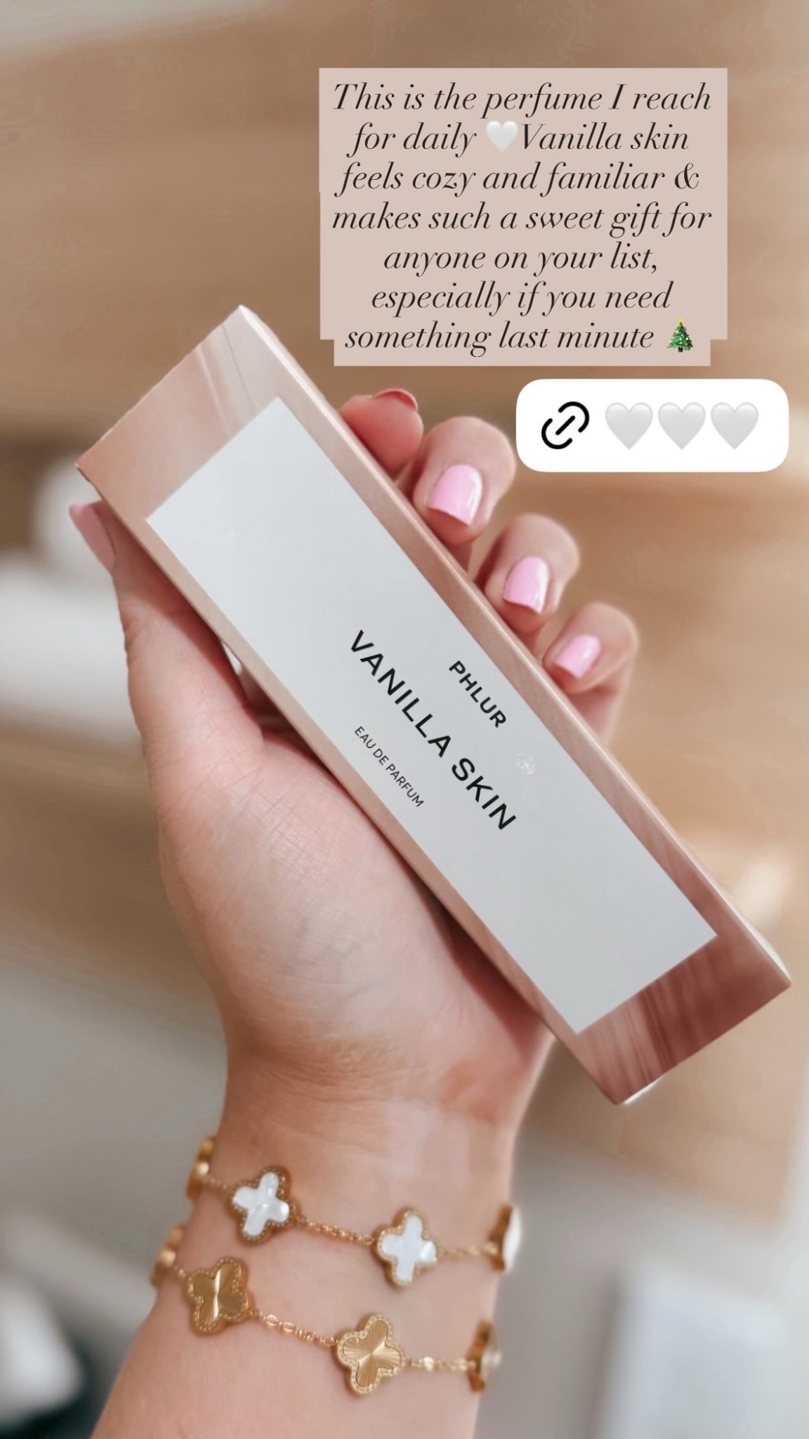 This is the perfume I reach for daily 🤍Vanilla skin feels cozy and familiar & makes such a sweet gift for anyone on your list, especially if you need something last minute 🎄 Vanilla Skin perfume | vanilla fragrance | warm vanilla scent | everyday perfume | cozy signature scent | perfume stocking stuffer | last minute gift idea | holiday giftable fragrance | affordable luxury perfume | beauty gift idea

#LTKGiftGuide #LTKgrwm #LTKHoliday