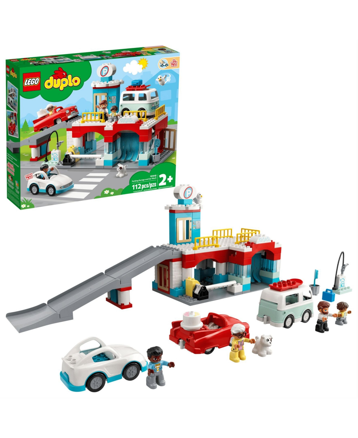 Lego Parking Garage and Car Wash 112 Pieces Toy Set | Macys (US)