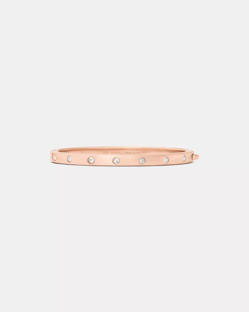 Set In Stone Hinged Bangle | Kate Spade Outlet