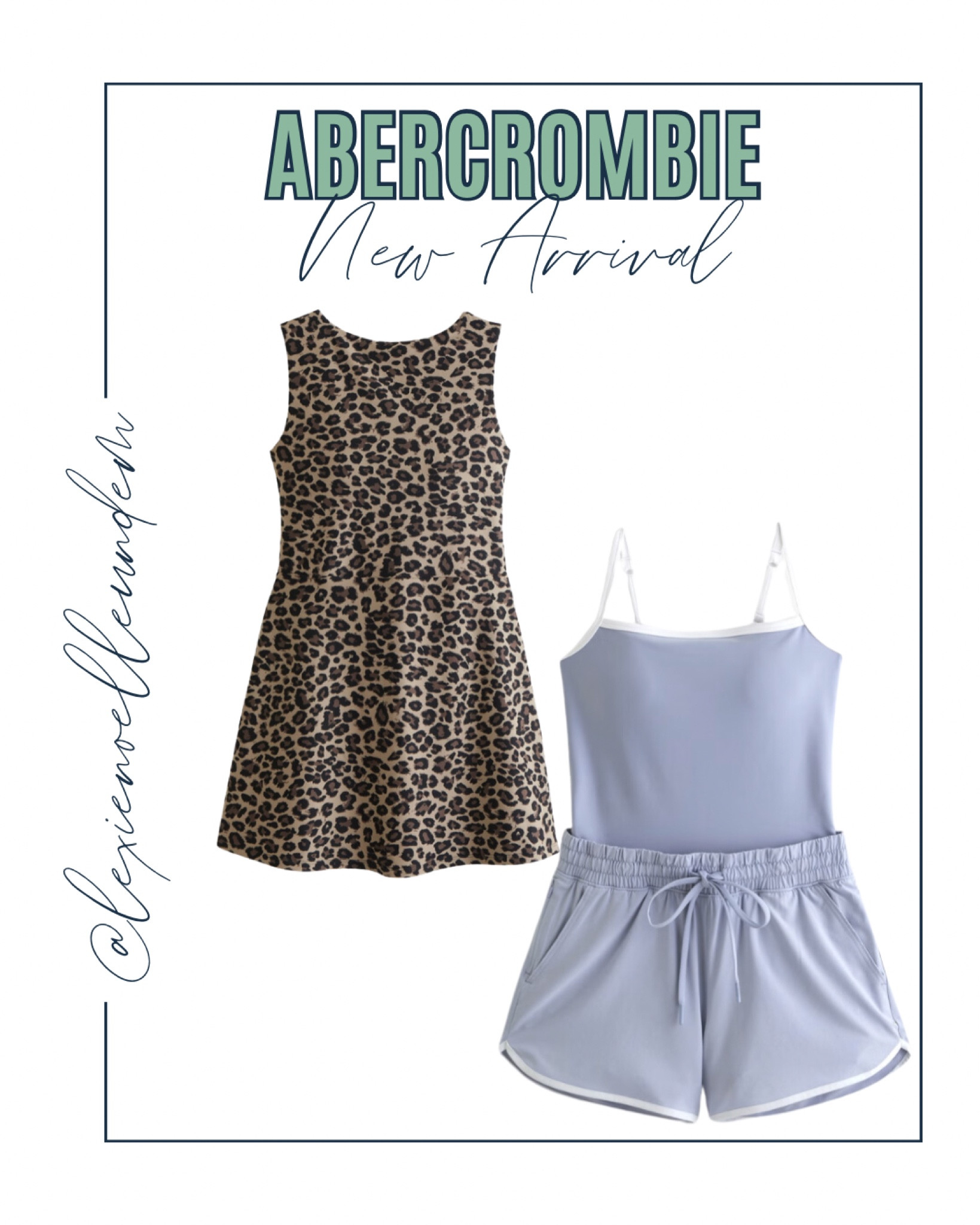Brand new at Abercrombie!! The leopard print dress is my favorite but you can never go wrong with an athletic onesie

Athletic wear 
Trendy style 
Runsie 
Athletic dress 
Tennis dress 

#LTKActive #LTKStyleTip #LTKxAF