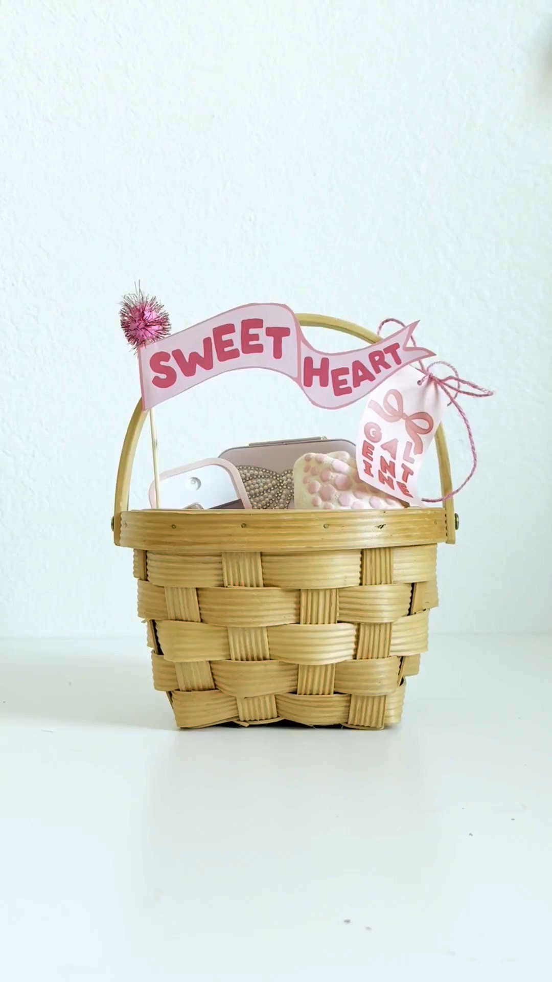 
From printable to finished Galentine’s basket 💕
 I used printables from @thelettervee  to dress up a simple gift basket and love how it instantly made it feel more special.

Check back to see other ways I used The Letter Bee to get ready for Valentine’s Day 💘 
 galentines diy • printable bows • valentines gift basket • easy galentines gift • the letter vee printables

#LTKSeasonal #LTKselfcare #LTKValentine