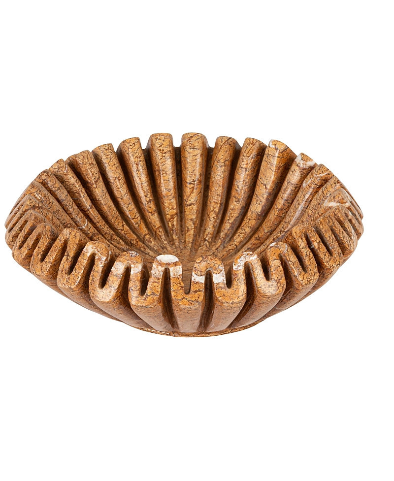 Olive Grove Round Marble Pleated Dish | Bloomingdale's (US)