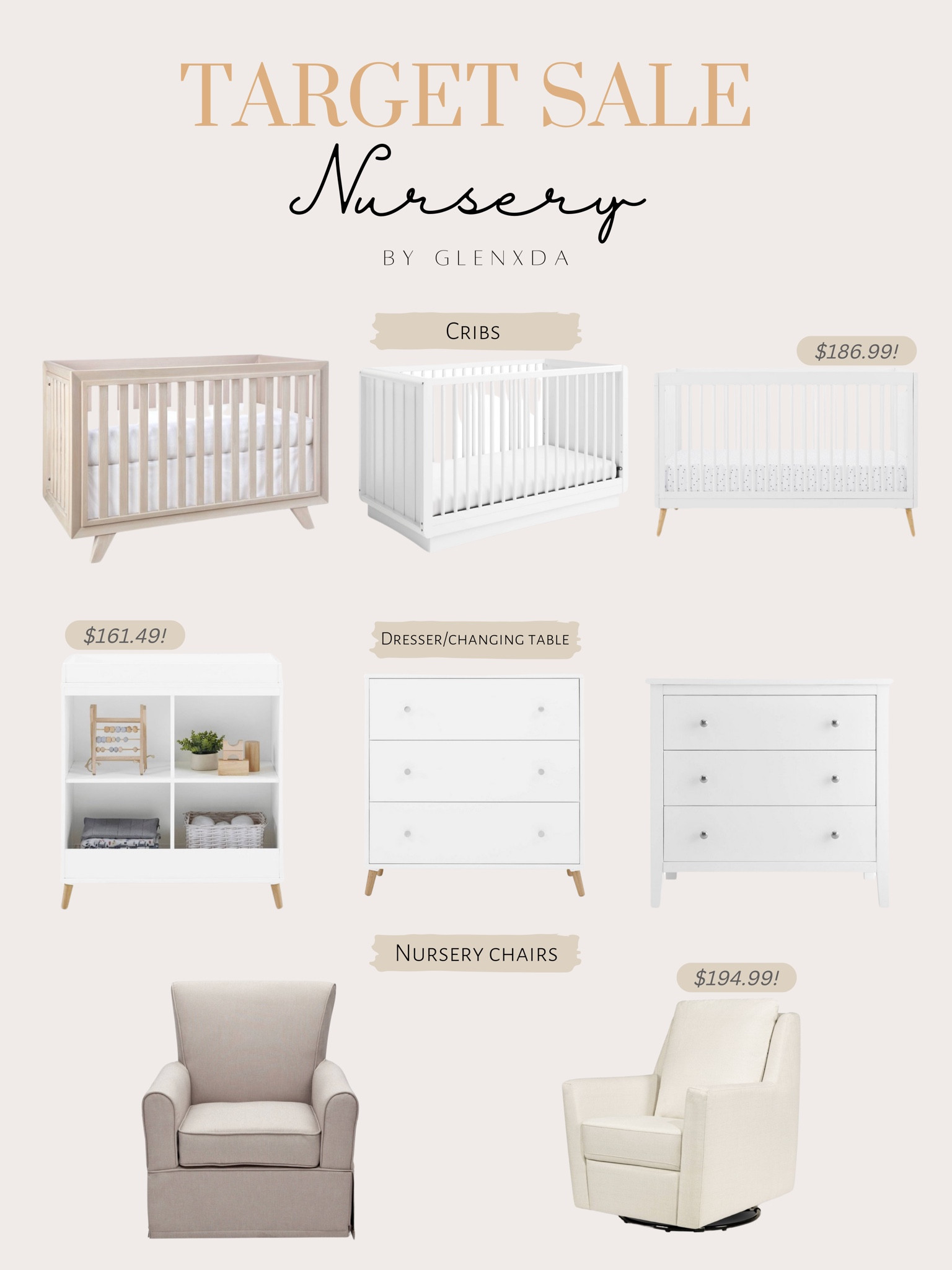 target deals/sales nursery room

neutral crib, dresser, changing table, nursery rocking chair, book shelf, white, baby room

#LTKsalealert #LTKhome #LTKHoliday