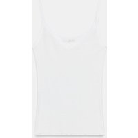 Zara - Strappy Tank Top - White - M - Woman | Zara US