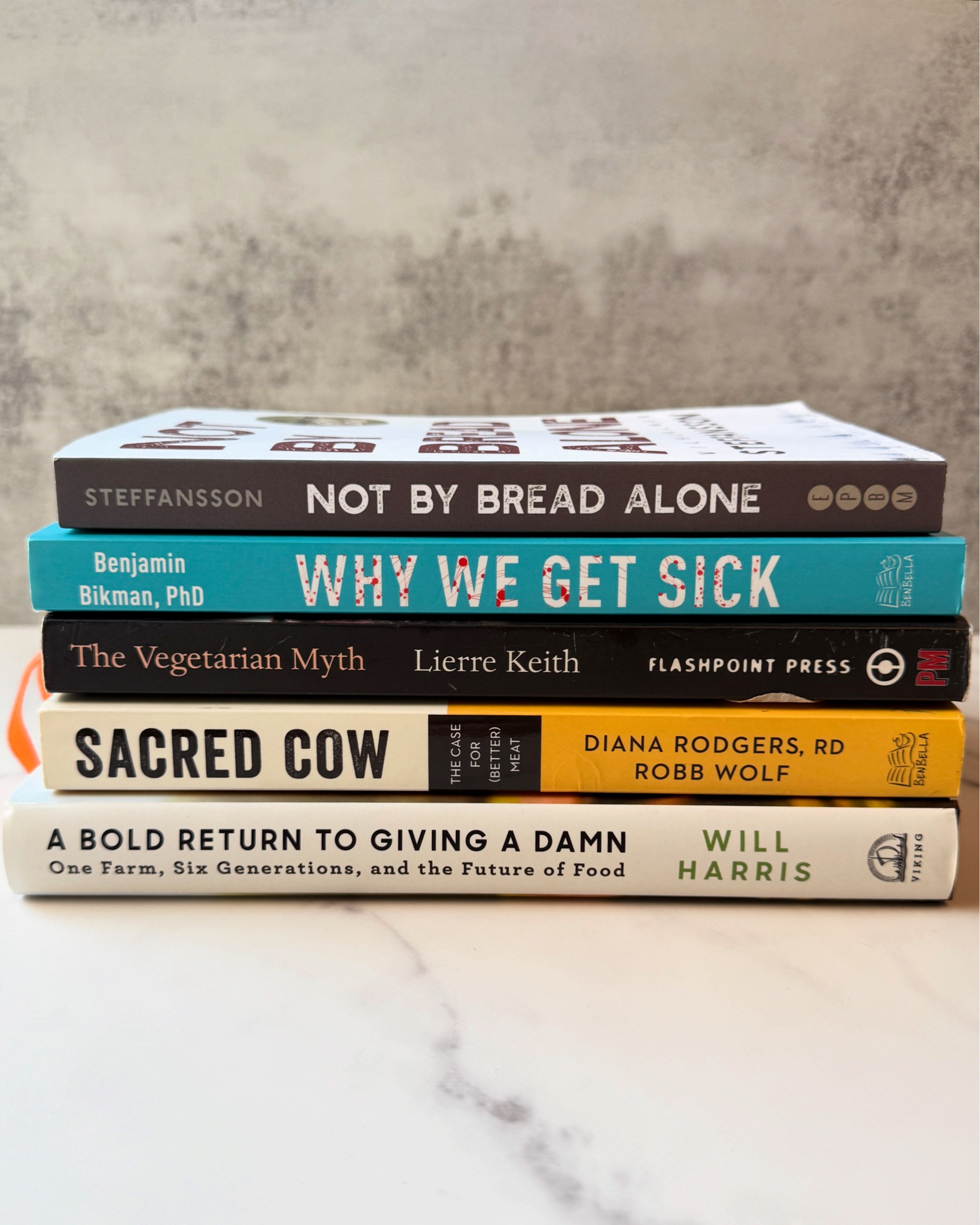 Every year I set a reading goal on Goodreads of 52 books. I aim to make at least half of those non-fiction. Here are the first five non-fiction books I will be reading this year. I have already started all of these, but I need to finish them before moving onto my next stack of non-fiction. What are you reading right now? Let me know when the comments ⬇️ #carnivore #carnivorediet #books #readinglist2025 #reading