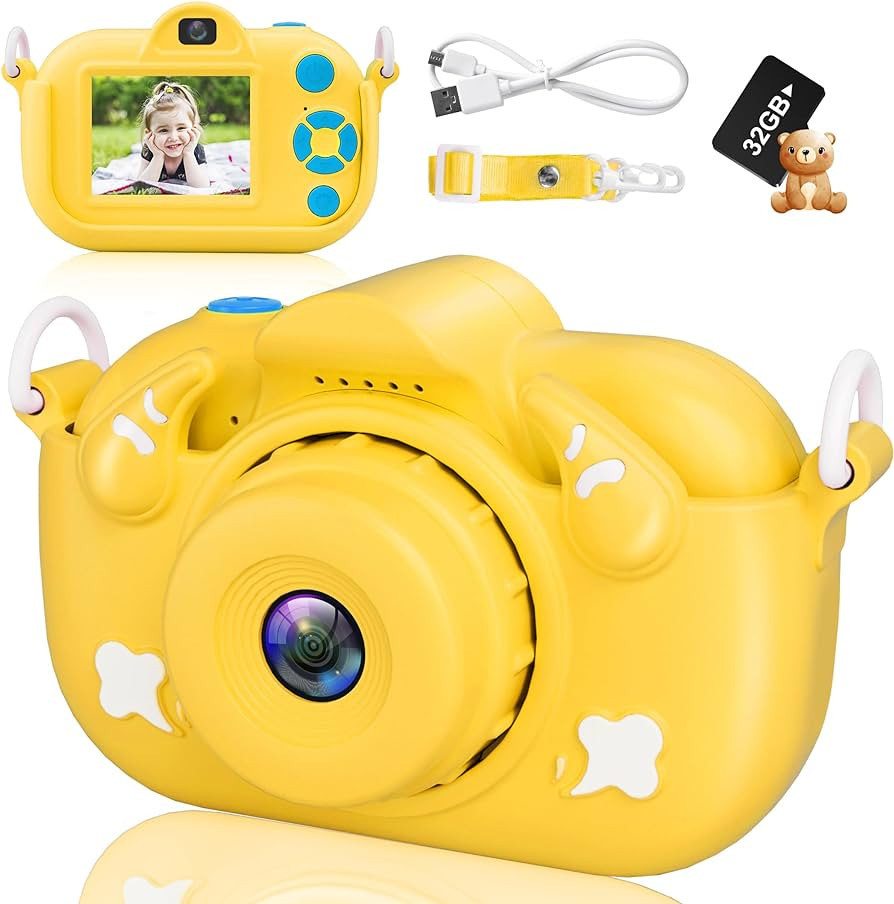 Toddler Camera with Dual Camera Christmas Birthday Gifts Kids Camera 1080P HD 32MP for Boys and G... | Amazon (US)