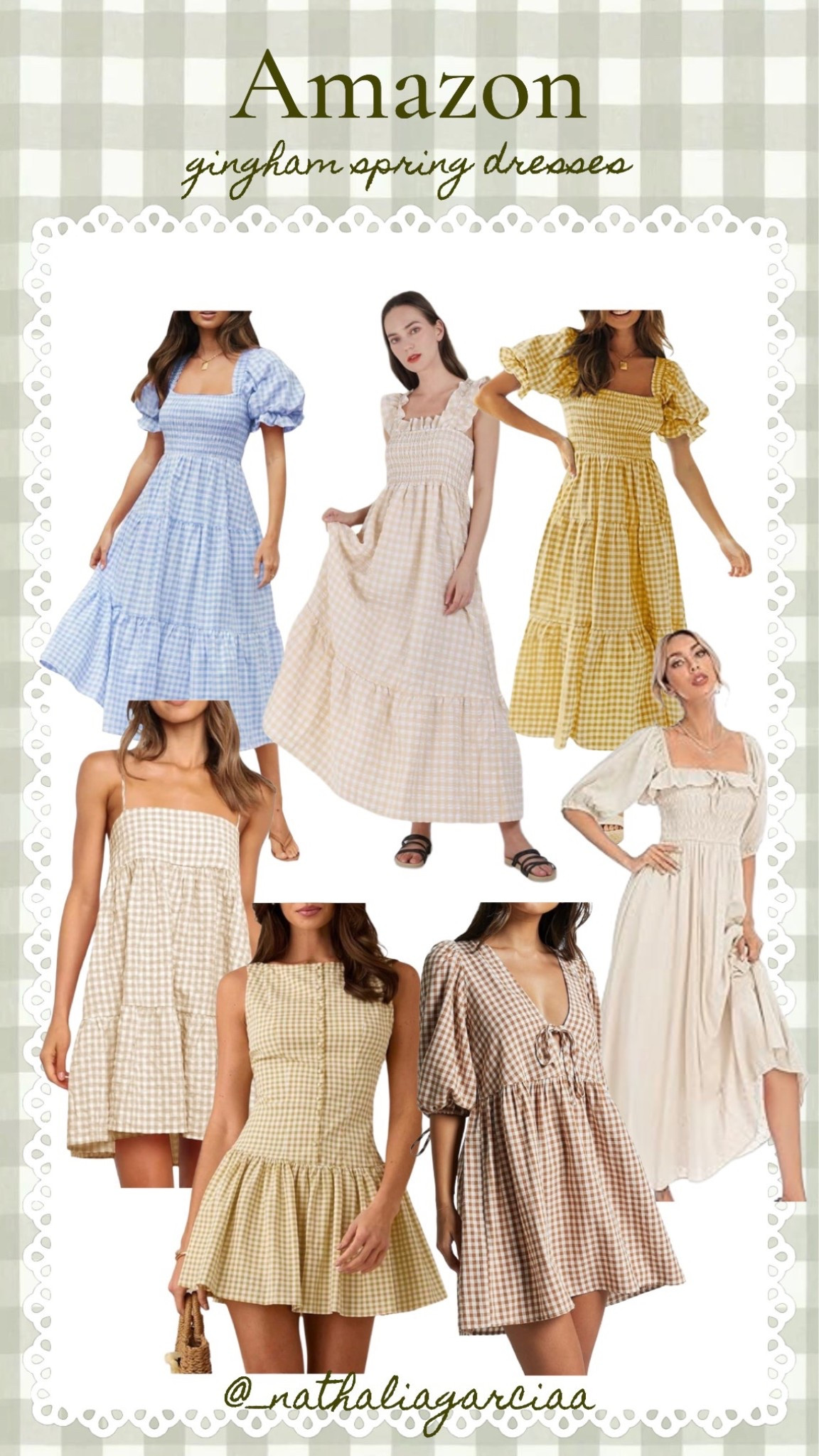 Tell me why a gingham dress instantly makes me feel 10x cuter?? 😭🌸 I’m stocking up for spring and linked all my favs here!! Affordable, flattering, and so easy to style!! spring outfits | everyday spring outfits

#LTKspringtrends #LTKSeasonal #LTKspring