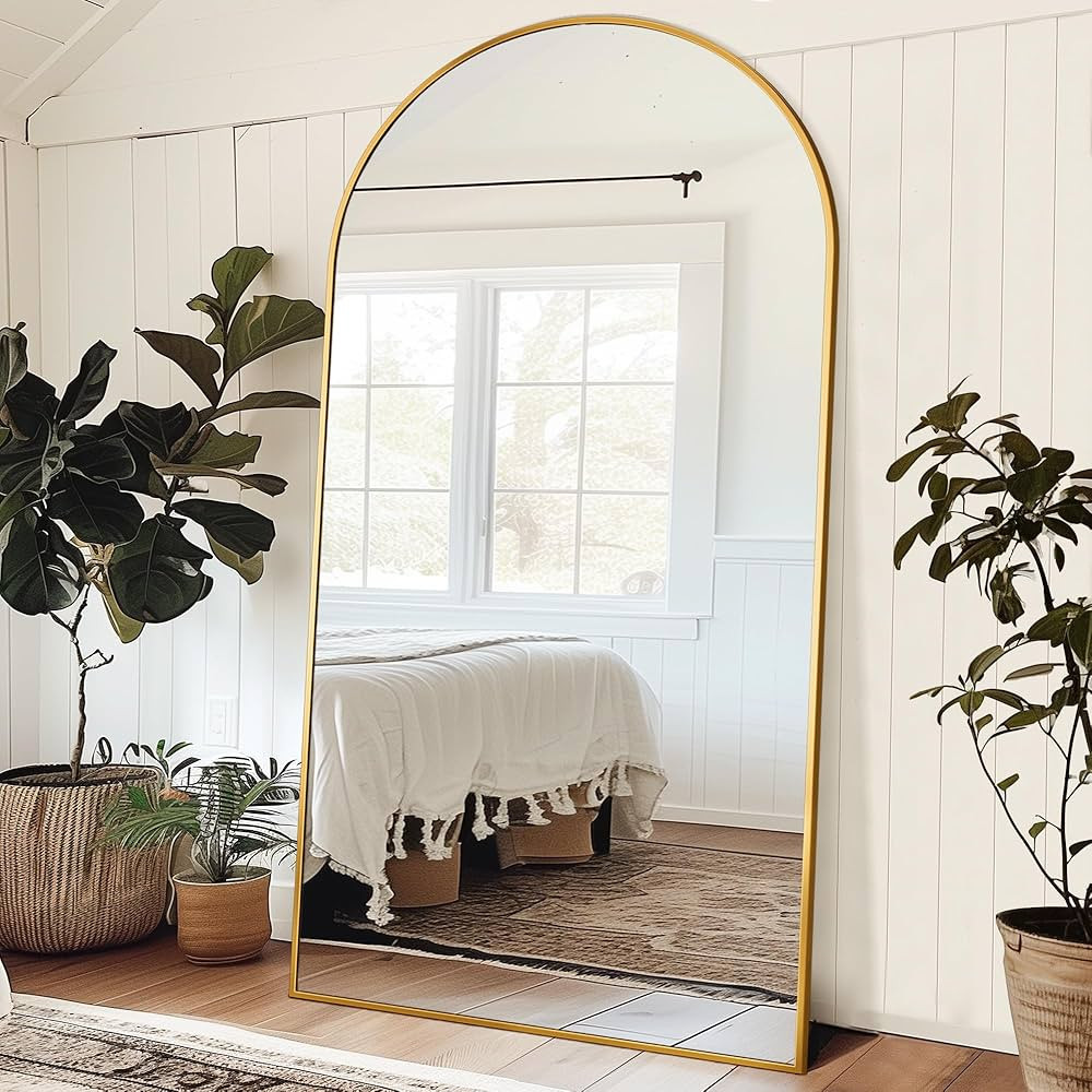 Antok Full Length Mirror, 81"x41" Oversized Floor Mirror Freestanding, Full Body Floor Standing M... | Amazon (US)