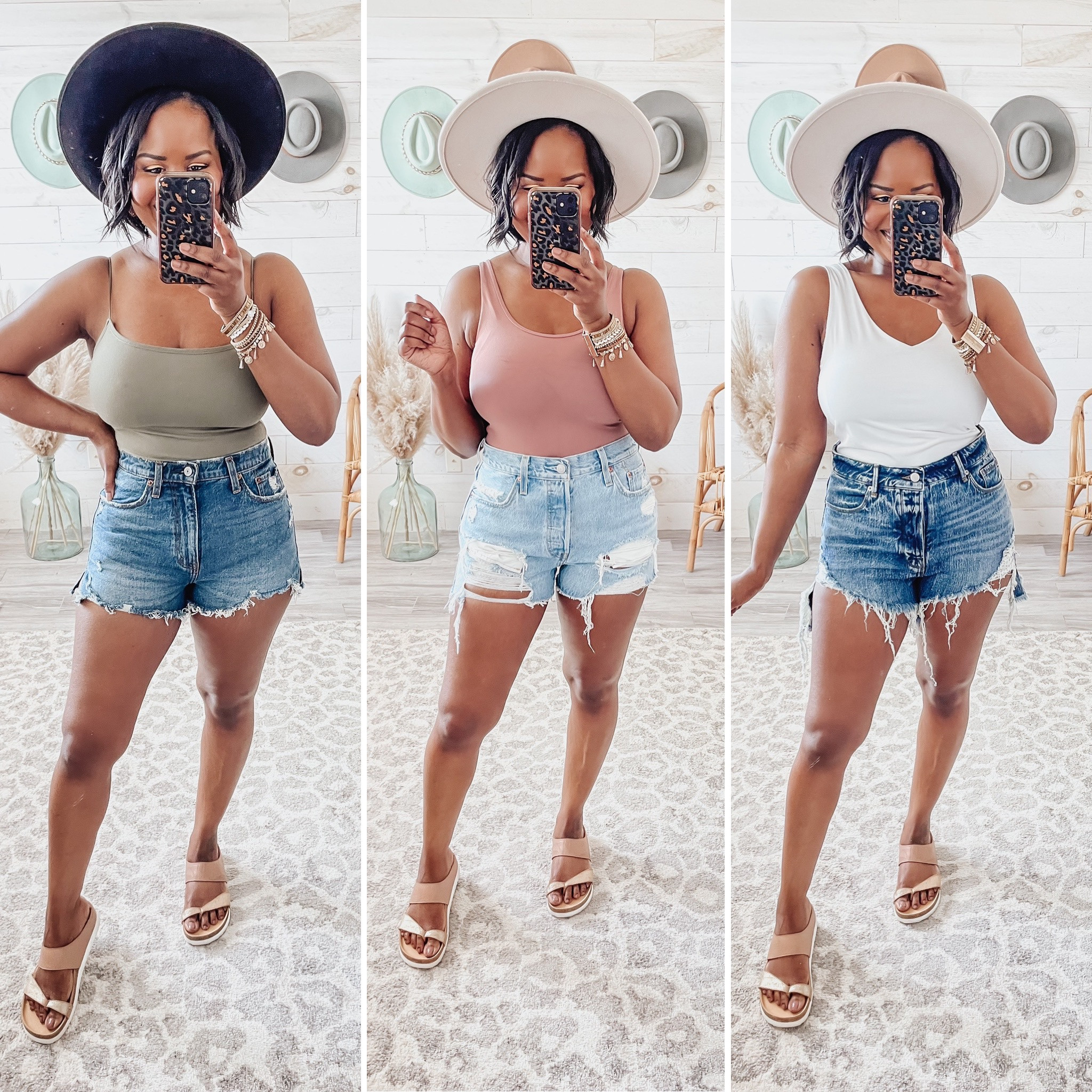 Denim shorts season! 

#LTKstyletip #LTKtravel #LTKunder50