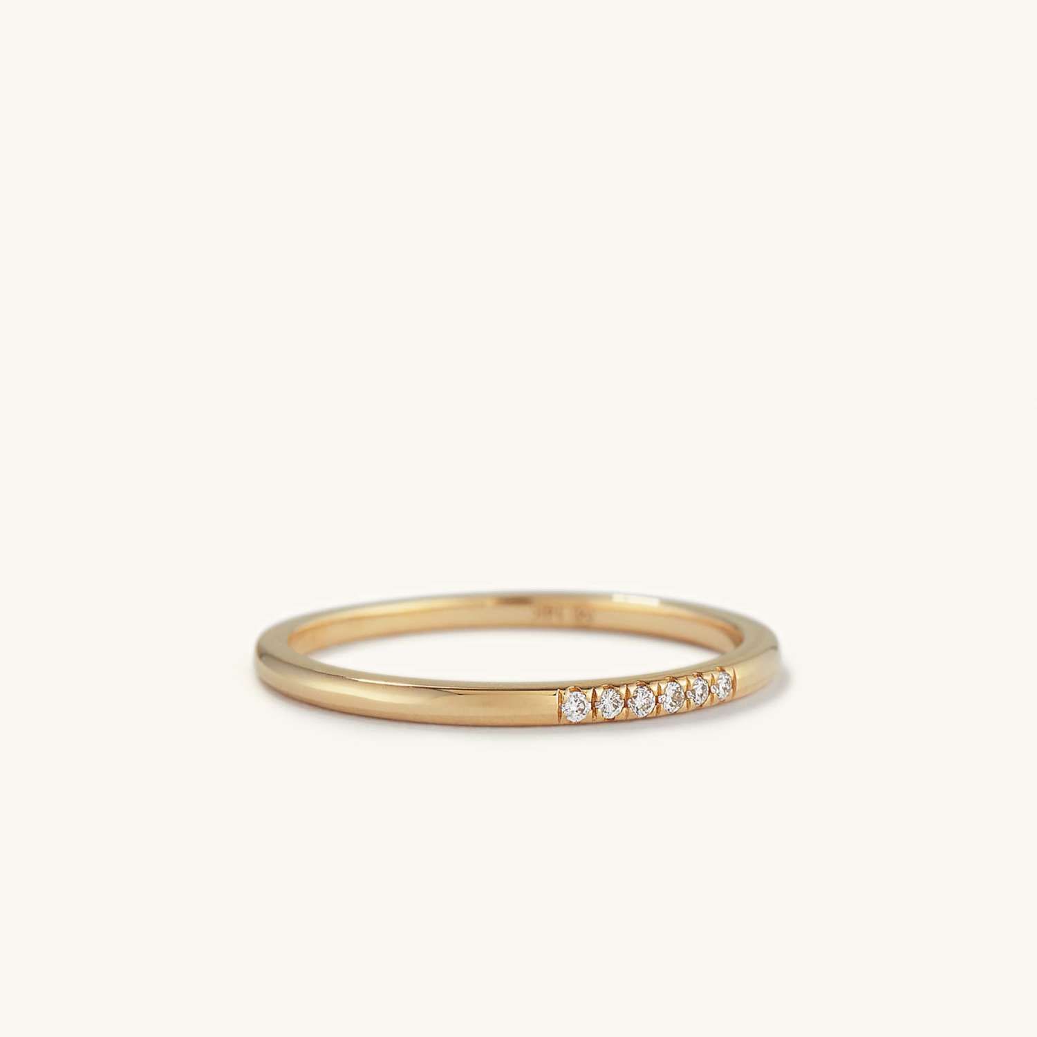 Diamonds Line Ring - £225 | Mejuri (Global)