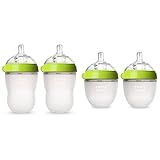 Comotomo Baby Bottle Starter Set, Green (Two 8-Ounce, Two 5-Ounce) | Amazon (US)