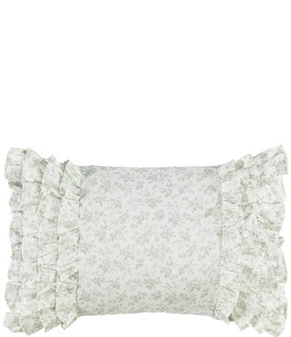 Laura Ashley Harper Ruffle Floral Breakfast Pillow | Dillard's | Dillard's