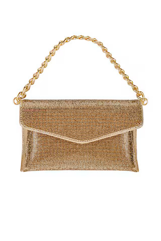 olga berg Nico Crystal Clutch in Gold from Revolve.com | Revolve Clothing (Global)