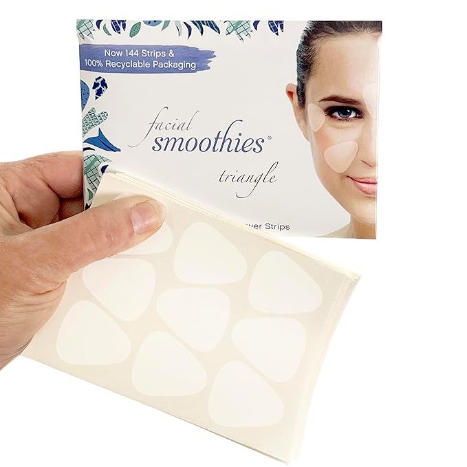 Smoothies Triangle Wrinkle Patches for Face Overnight – Facial Patches for Elevens, Crows Feet ... | Amazon (US)