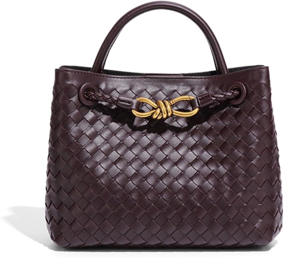 Woven Hobo Bags for Women Tote Bag, Woven Leather Shoulder Crossbody Bag Satchel Bag Woven Handba... | Amazon (US)