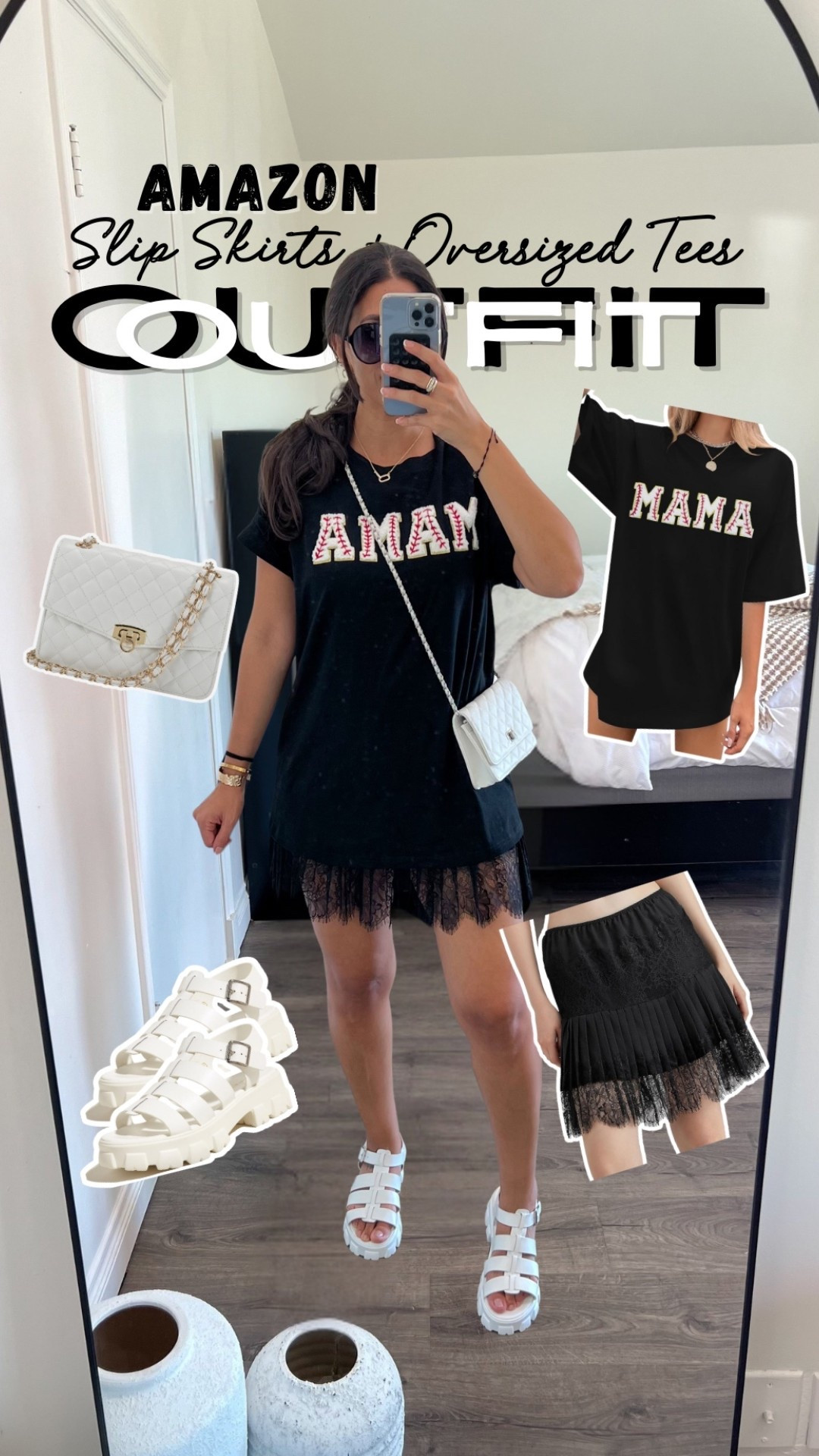 Family day! Forever an Oversized tee and slip skirt girl 

#LTKStyleTip #LTKFindsUnder50 #LTKSeasonal