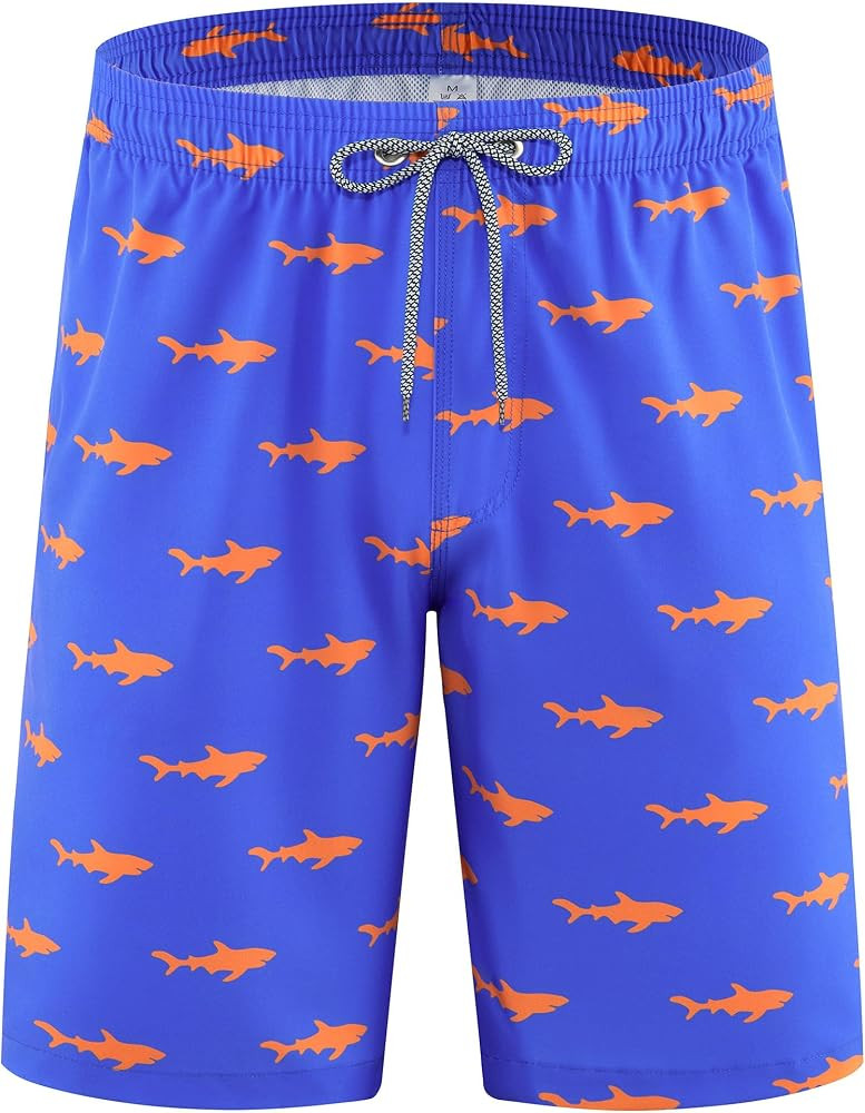 APTRO Men's Swim Trunks 9" Quick Dry Bathing Suit Big & Tall Beach Swimsuits | Amazon (US)