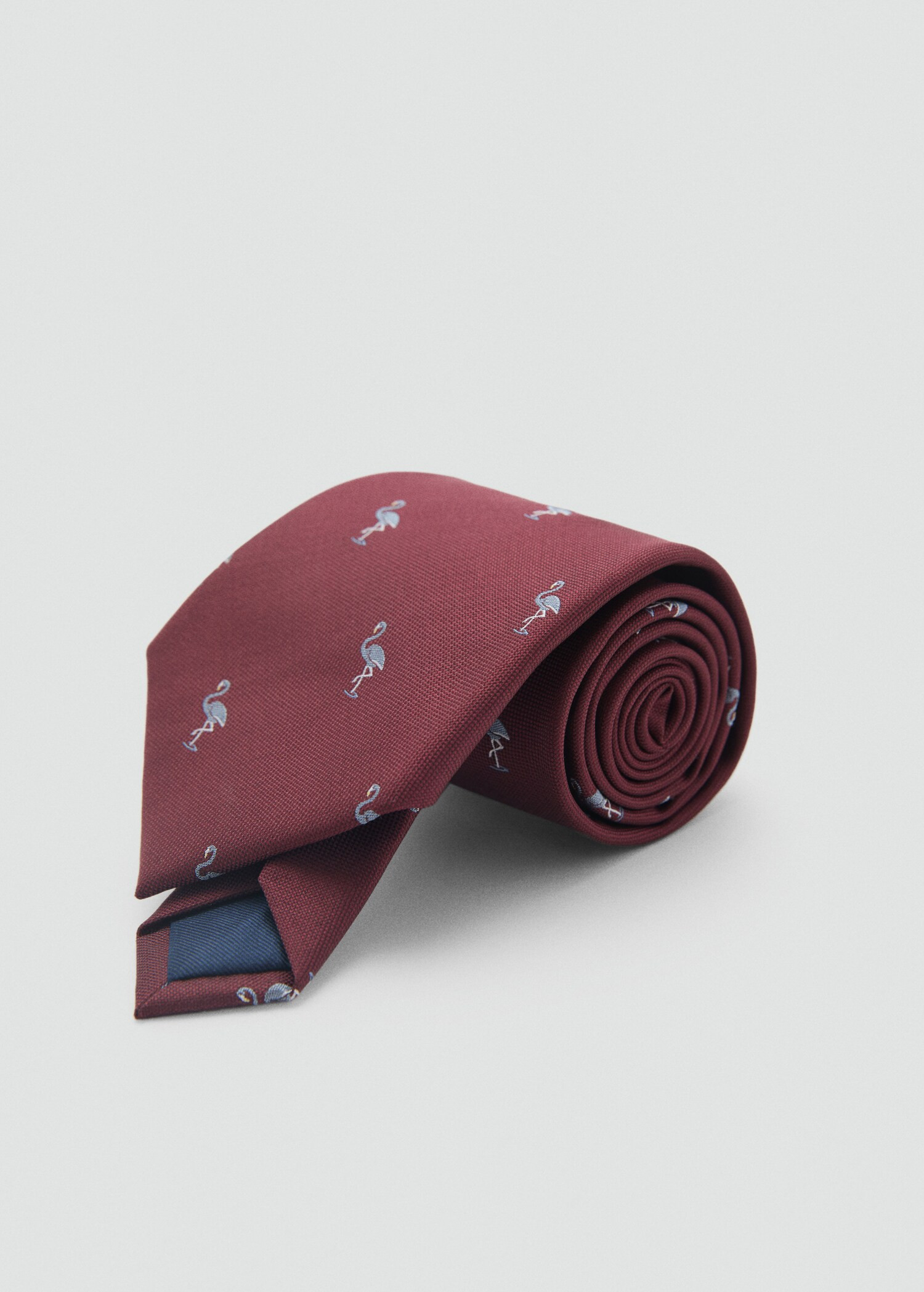 Mulberry silk animal-print tie - Men | MANGO USA | Mango (US/MX/AU)