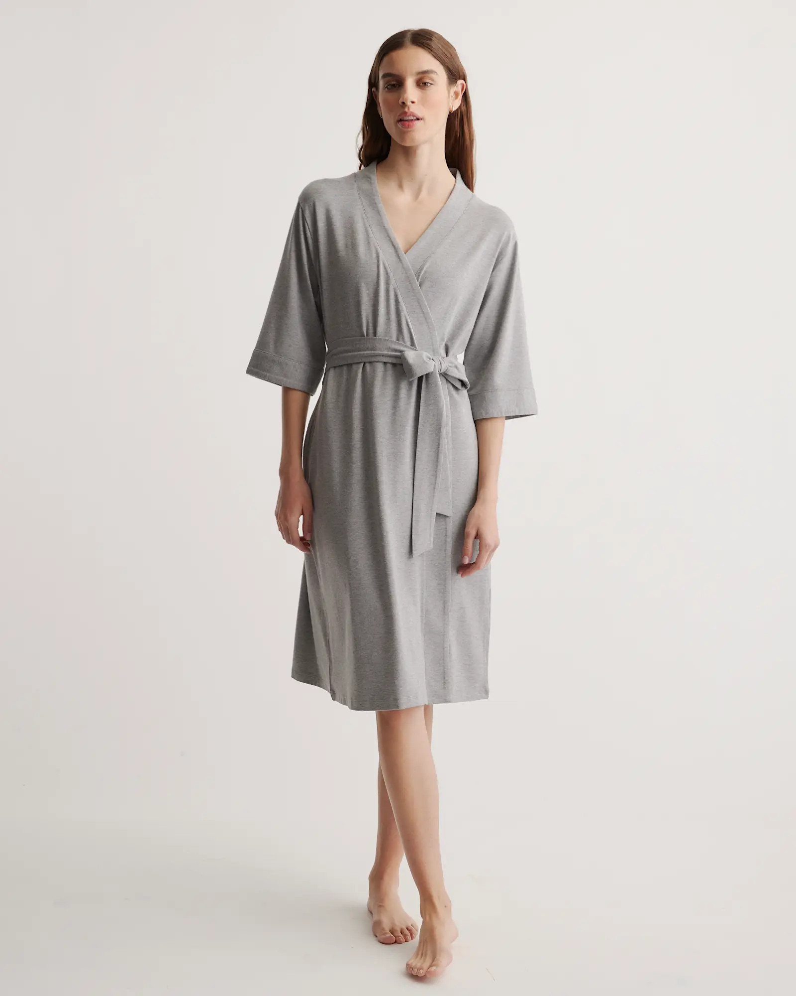 Organic Bamboo Jersey Robe | Quince