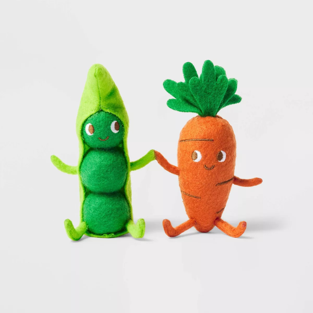 Duo Felt Easter Figural Decor Pea & Carrot - Spritz™ | Target