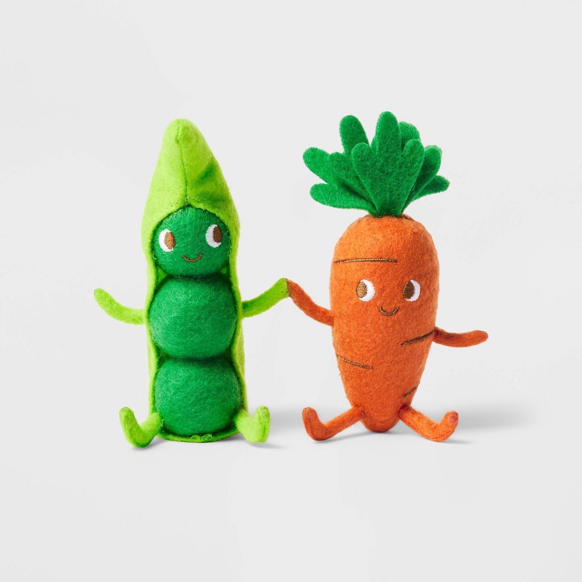Duo Felt Easter Figural Decor Pea & Carrot - Spritz™ | Target