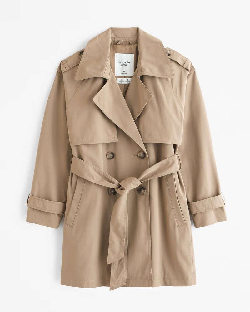 Mid Trench Coat | Abercrombie & Fitch (US)