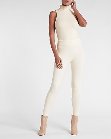 Sleeveless Turtleneck Sweater + Leggings Set | Express