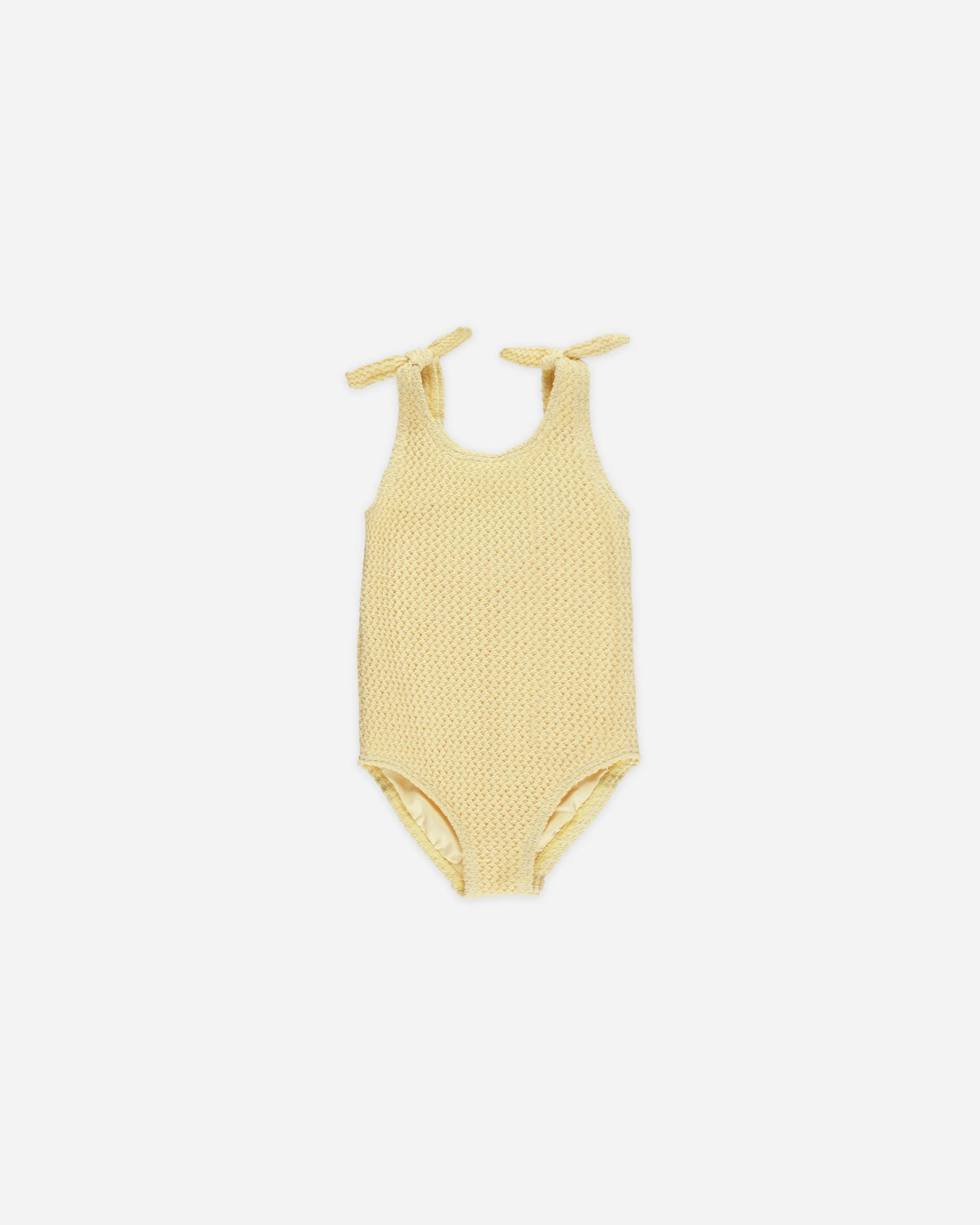 Millie One-Piece || Yellow Crochet | Rylee + Cru